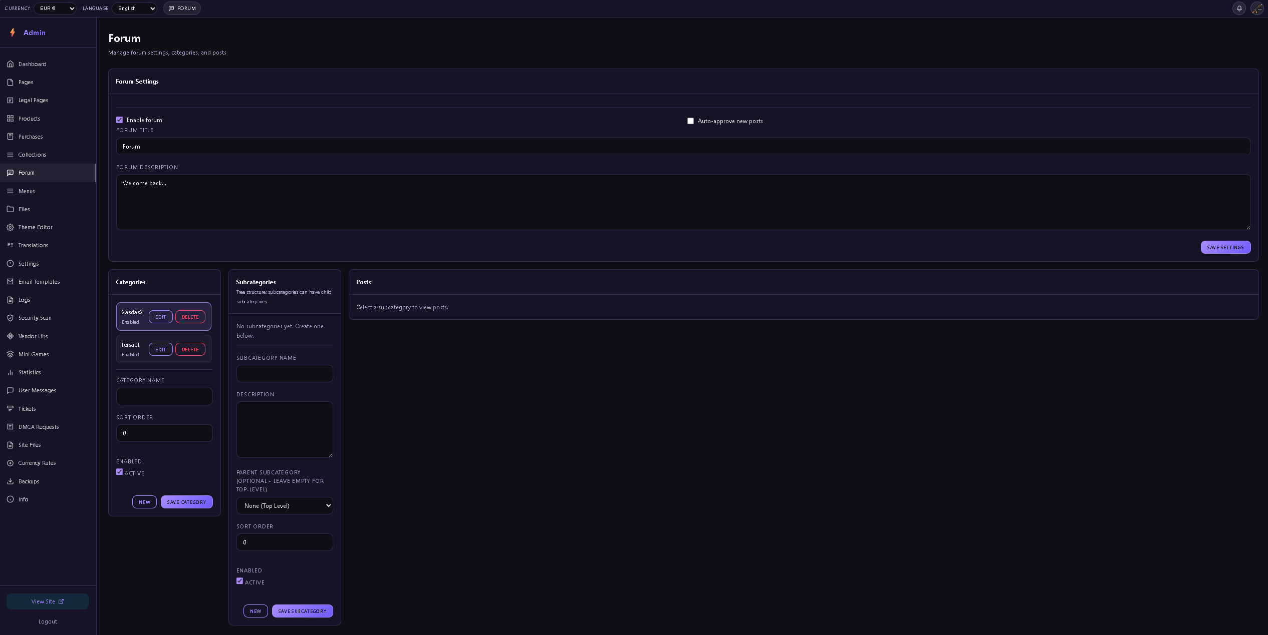 CelestiaDominance website PostgreSQL PHP
