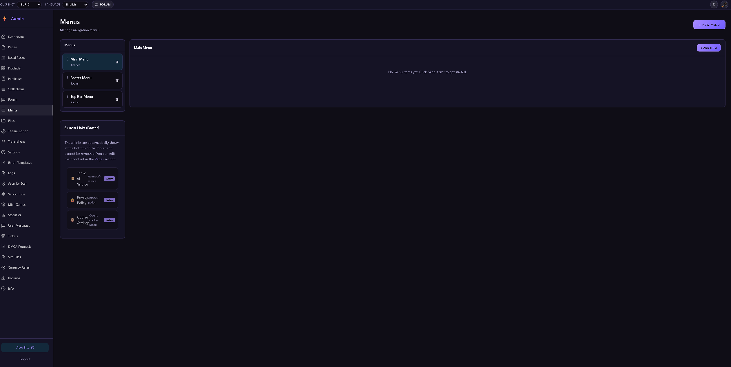 CelestiaDominance website PostgreSQL PHP