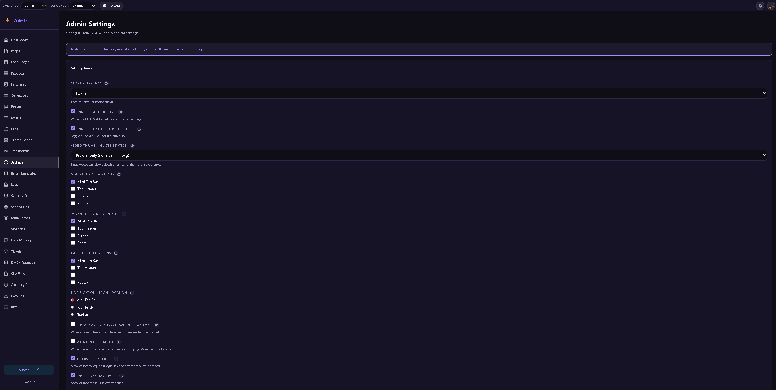 CelestiaDominance website PostgreSQL PHP