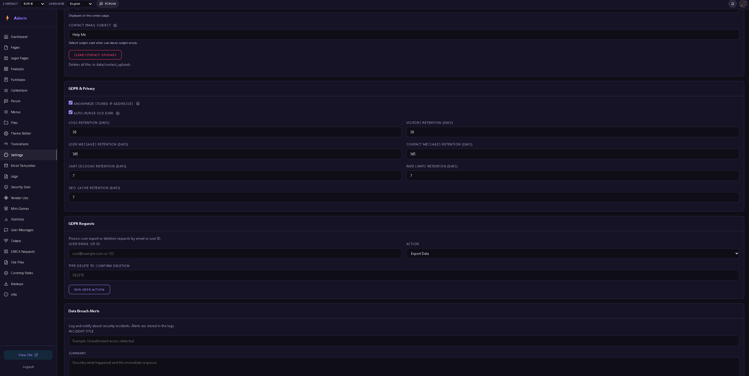 CelestiaDominance website PostgreSQL PHP