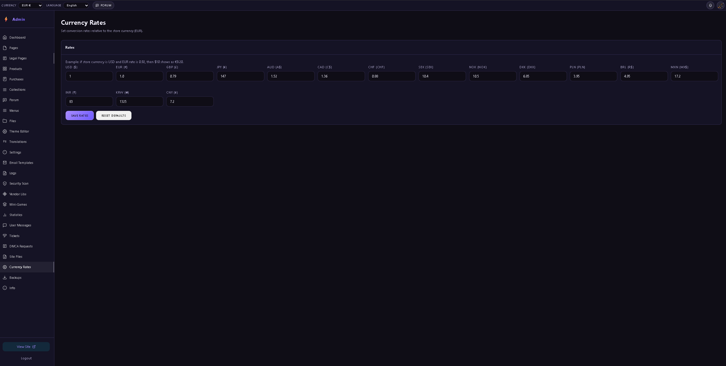 CelestiaDominance website PostgreSQL PHP