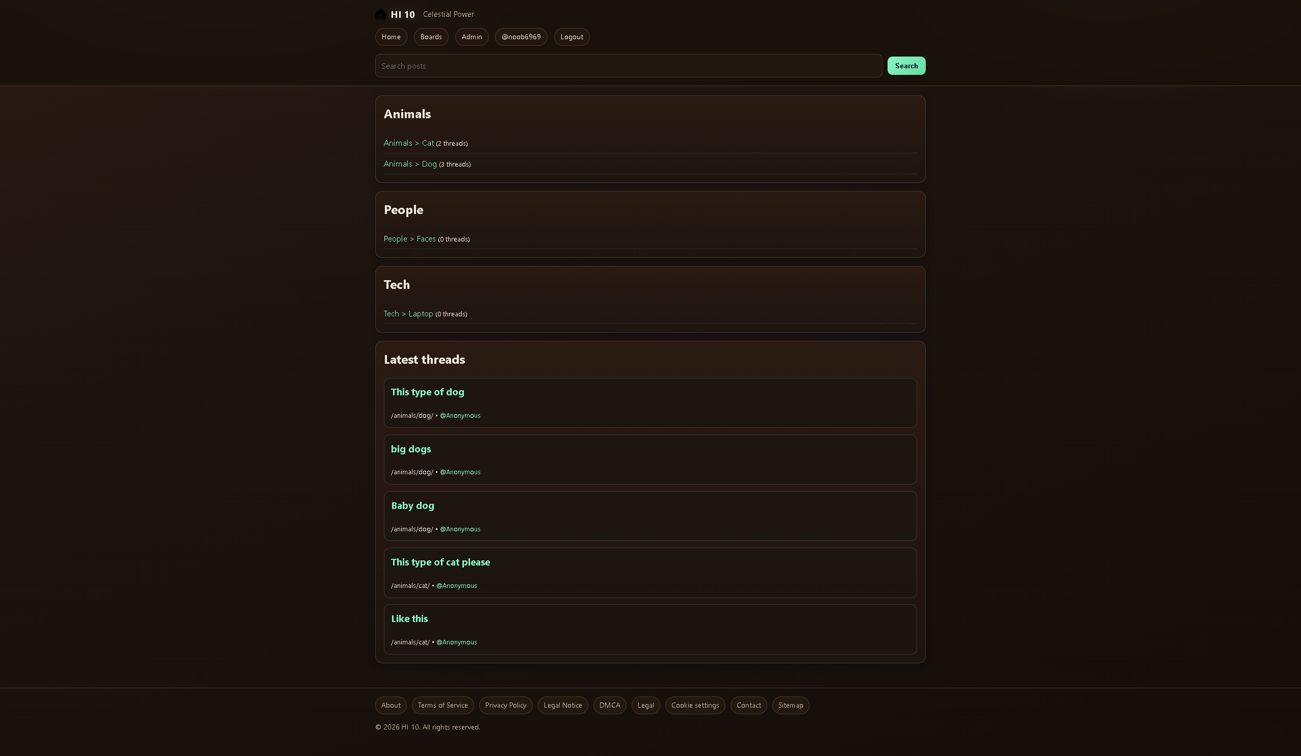 Community imageboard PHP + SQLite