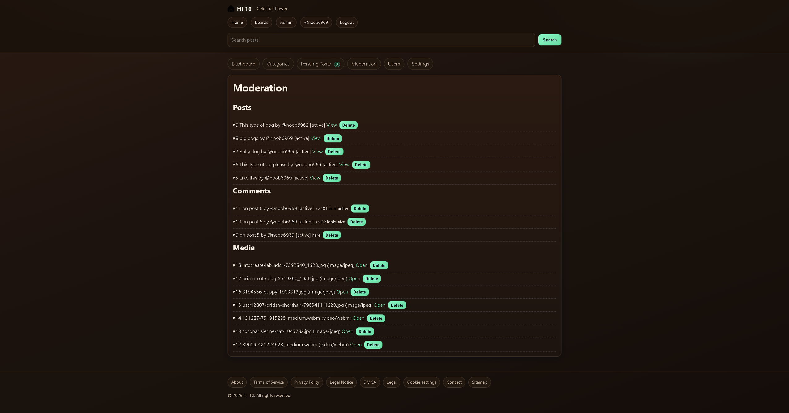 Community imageboard PHP + SQLite