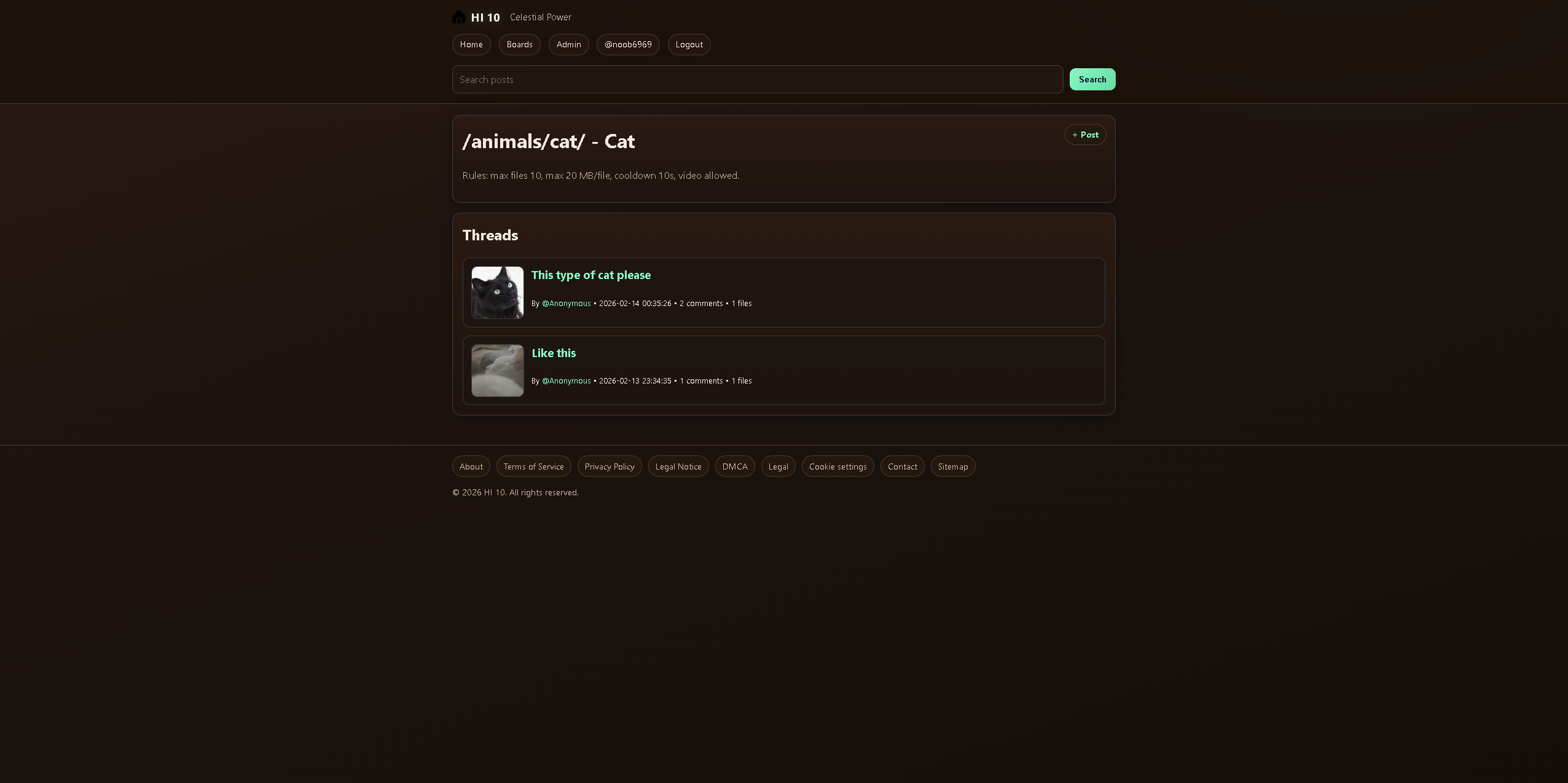 Community imageboard PHP + SQLite