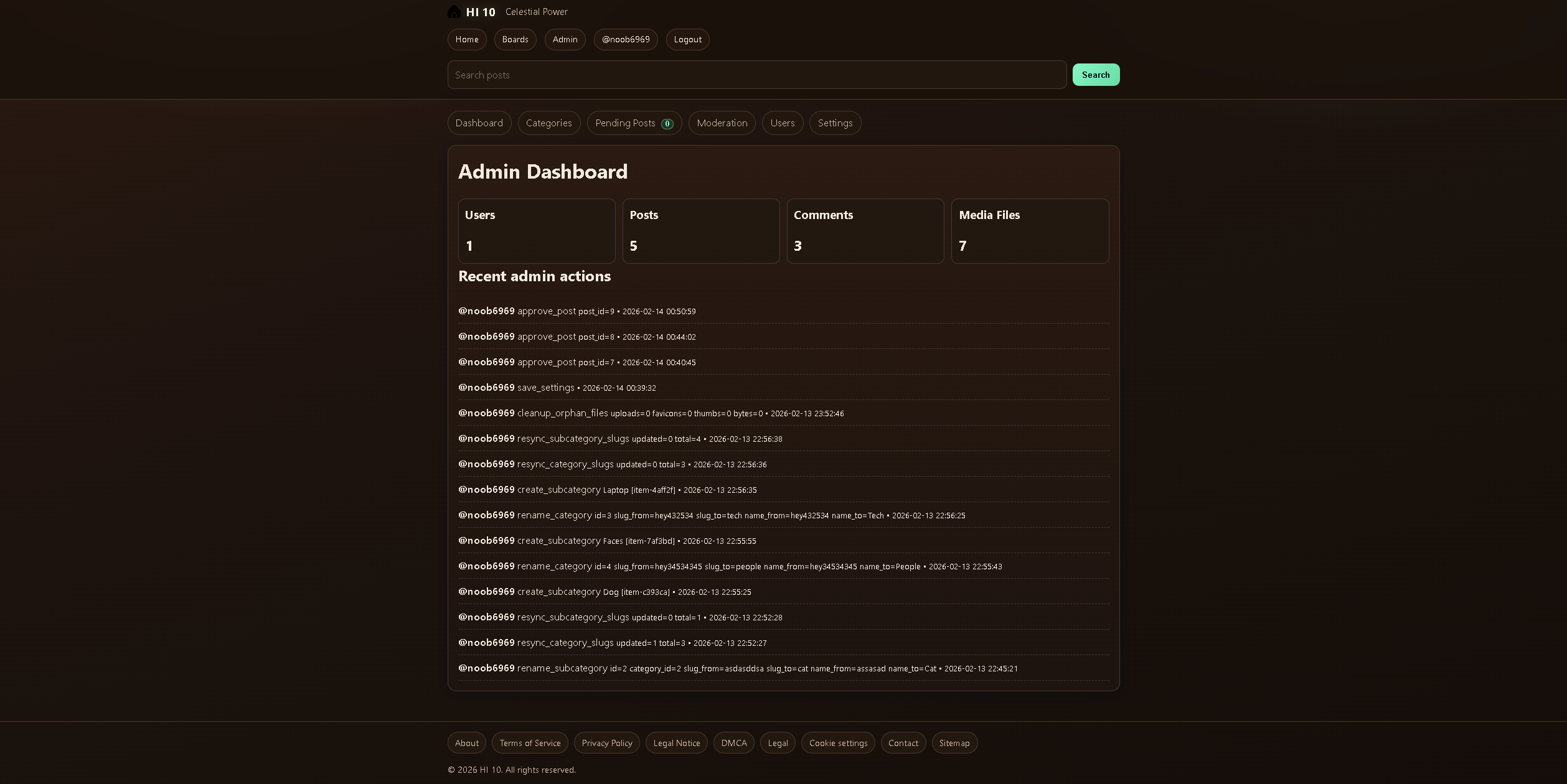 Community imageboard PHP + SQLite