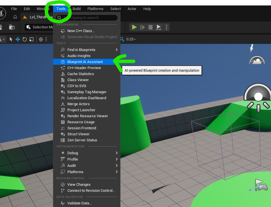 Unreal Engine BlueprintAIAssistant - AI-powered Blueprint creation and manipulation