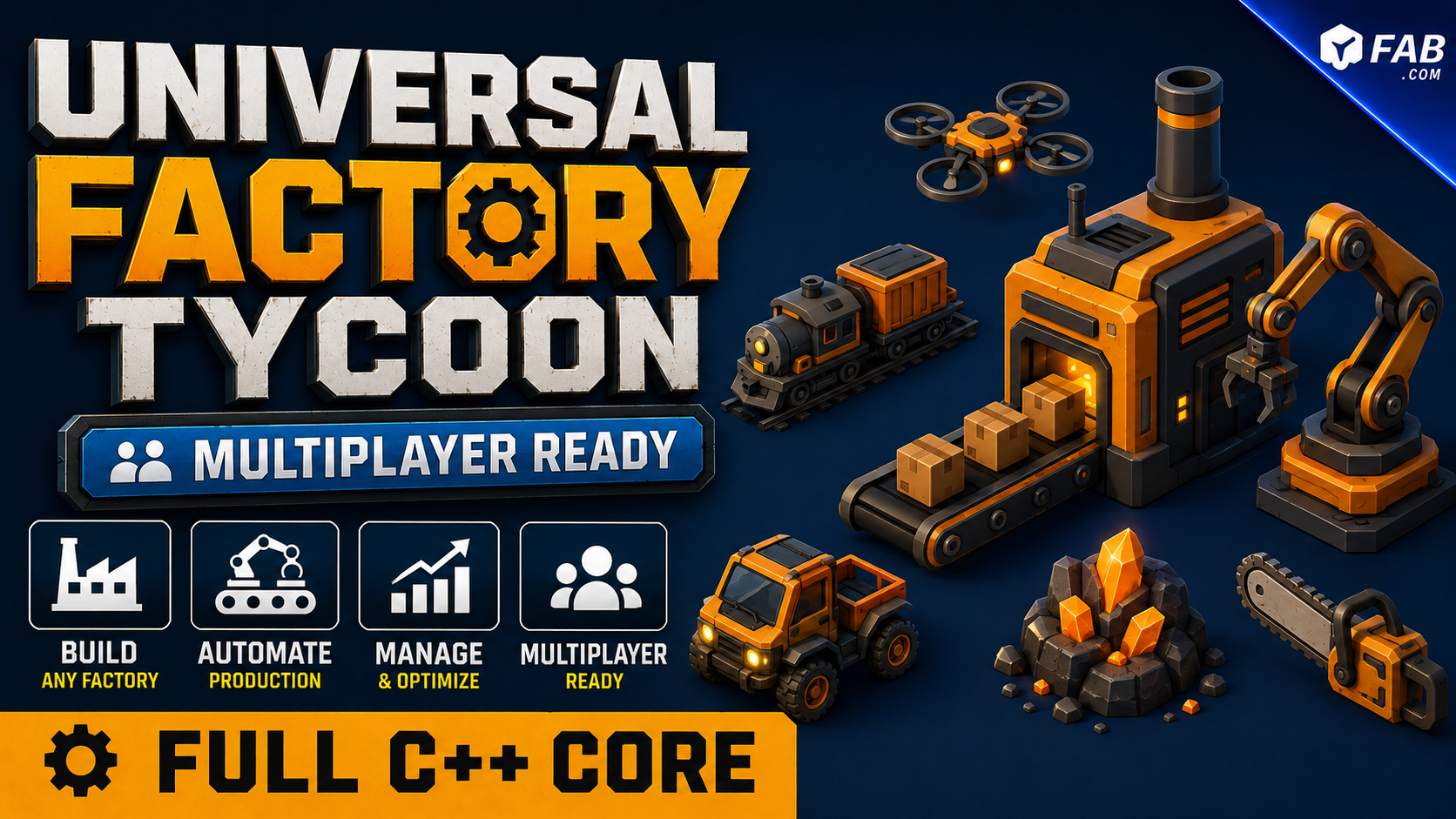 Universal Factory Tycoon - Multiplayer Ready